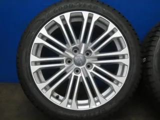Original Audi A5 Typ B9 / F5.. Audi S5 18 Zoll 10-Doppelspeichen-Rad Winterräder Alufelgen 8W0601025EE Silber Winterreifen 2x 7,7 mm / 2x 8,2 mm - Bild 16