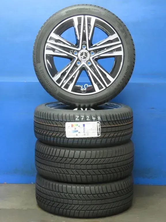 Original CLA-Klasse + Shooting Brake C174 / X174 Fahrzeugtyp MMCLAH Baureihe 1783 / 1786 18 Zoll 5-Speichen-Rad Winterräder + RDKS A1744010200 Winterreifen 2x 7,7 mm / 2x neu - Bild 1
