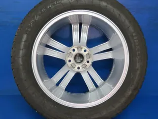 Original VW Tiguan VW Tiguan Allspace 18 Zoll Sebring Winterräder Alufelgen 5NA601025M Silber Winterreifen 4x 6,6 mm - Bild 4