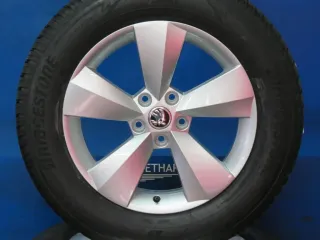 NEU Original Skoda Kodiaq 17 Zoll Nanuq Winterräder Alufelgen 565601025J Silber Winterreifen - Bild 1