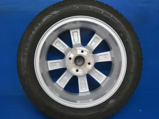 Original VW Up 15 Zoll Merano Winterräder Alufelgen 1S0601025BP Silber Winterreifen 2x 6 mm / 2x 7,6 mm - Bild 4