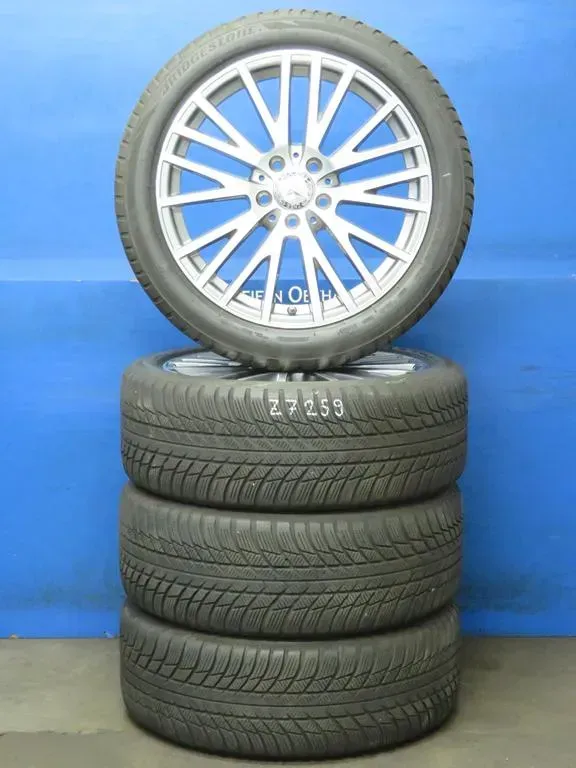 Original Mercedes A-Klasse Mercedes B-Klasse Mercedes CLA 18 Zoll Y-Speichen-Rad Winterräder + RDKS A1774010600 Termolit-metallic Winterreifen - Bild 1