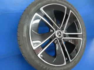 Original Mercedes-Benz CLE 236 / Coupé & Cabrio 19 Zoll 5-Speichen-Felge Winterräder + RDKS Alufelgen A2364014100 Schwarz Winterreifen - Bild 3