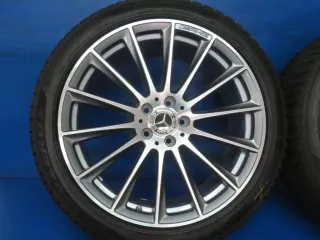 Original Mercedes S-Klasse Typ 223 Alufelgen 20 Zoll AMG-Vielspeichen-Rad Winterräder + RDKS A2234011500 Silber Winterreifen 4x 7,3 mm - Bild 13