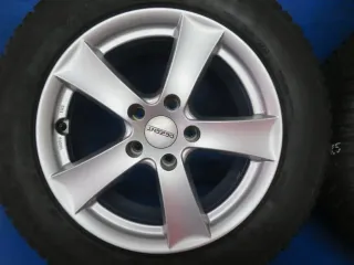VW Passat Typ B8 VW T-Roc Winterräder Alufelgen 16 Zoll Silber Winterreifen 2x 8 mm / 2x 7,5 mm - Bild 8