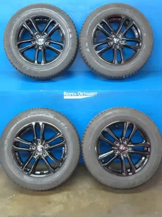 Original Hyundai Tucson Typ NX4 Winterräder Alufelgen 17 Zoll 5-Doppelspeichen-Design Winterräder + RDKS KH27 7517 Schwarz Winterreifen 2x 7 mm / 2x 7,3 mm - Bild 16