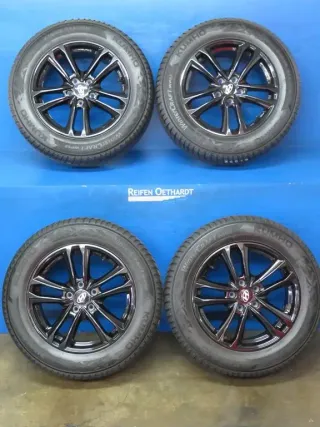 Original Hyundai Tucson Typ NX4 Winterräder Alufelgen 17 Zoll 5-Doppelspeichen-Design Winterräder + RDKS KH27 7517 Schwarz Winterreifen 2x 6,3 mm / 2x 7 mm - Bild 16