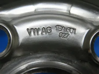 Original VW ID.3 18 Zoll Stahlrad Winterräder 1EA601027.. Schwarz Winterreifen 4x 8 mm - Bild 6