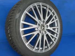 Original Mercedes A-Klasse Mercedes B-Klasse Mercedes CLA 18 Zoll Y-Speichen-Rad Winterräder + RDKS Alufelgen A1774010600 Termolit-metallic 2x Winterreifen neu - Bild 3