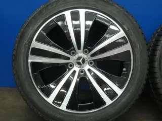 Original EQE Limousine Typ V295 19 Zoll 5-Speichen-Rad Winterräder + RDKS Alufelgen A2954011200 Schwarz Winterreifen 4x 100% - Bild 12