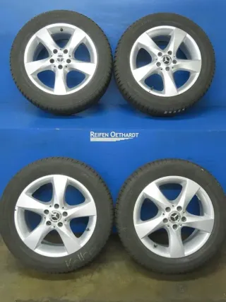 Original Mercedes V-Klasse Typ W447 bis 02/2024 Mercedes Vito Typ 447 Winterräder 17 Zoll 5-Speichen-Rad RDKS Silber Winterreifen gebraucht - Bild 20