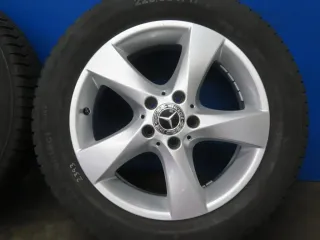 Original Mercedes V-Klasse Typ W447 bis 02/2024 Mercedes Vito Typ 447 Winterräder 17 Zoll 5-Speichen-Rad RDKS Silber Winterreifen gebraucht - Bild 13