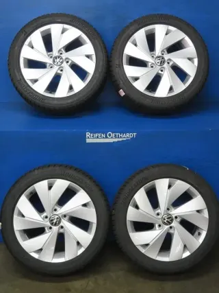 Original VW Golf 8 17 Zoll Belmond Winterräder 5H0601025B Silber 4x 7,2 mm Winterreifen Alufelgen - Bild 14