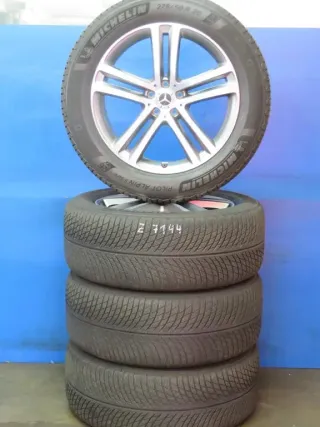 Original Mercedes GLE SUV + Coupe Typ: V167 + C167 20 Zoll 5-Doppelspeichen-Rad Winterräder + RDKS Alufelgen A1674012400 + 2500 Grau Michelin Winterreifen 2x 6 mm 2x 7 mm - Bild 2