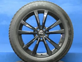 Audi Q5 + SQ5 Typ 8R + FY 19 Zoll Winterräder Alufelgen M12 809 Schwarz Winterreifen 2x 7 mm 2x 7,2 mm - Bild 1