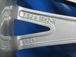 Original Mercedes A-Klasse Mercedes B-Klasse Mercedes CLA 18 Zoll Y-Speichen-Rad Winterräder + RDKS A1774010600 Termolit-metallic Winterreifen - Bild 6