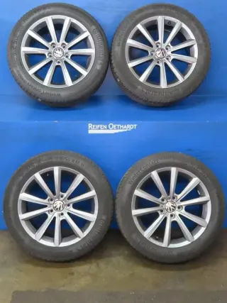 Original VW Passat Limousine B8 VW Passat Variant B8 VW Passat Alltrack B8 VW Arteon Winterräder Alufelgen 17 Zoll Merano 3G8071497 Anthrazit Winterreifen 2x 6,2 mm / 2x 6,6 mm - Bild 19