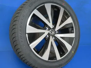 NEU Original VW T-Roc II Typ A2 18 Zoll 5-V-Speichen-Design Winterräder Alufelgen 2GJ601025B Schwarz Winterreifen - Bild 3