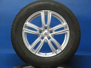 Skoda Kodiaq I + II VW Tiguan II + III VW Tiguan Allspace VW Tayron Seat Tarraco Winterräder Alufelgen 17 Zoll RC27-707 Silber Winterreifen 2x 7,7 mm / 2x 8,6 mm - Bild 1