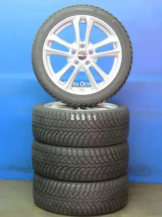 Original Kia Ceed Typ CD Winterräder Alufelgen 18 Zoll 5-Doppelspeichen-Design Winterräder + RDKS KH27 7518 Silber Winterreifen 2x 6 mm / 2x 8 mm - Bild 2