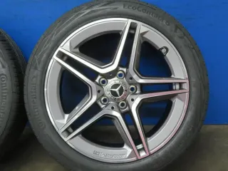 NEU Original A-Klasse Typ 177 B-Klasse Typ 247 CLA Typ 118 18 Zoll AMG 5-Doppelspeichen-Rad Sommerräder + RDKS Alufelgen A1774011500 Tremolit metallic / glanzgedreht Sommerreifen - Bild 12