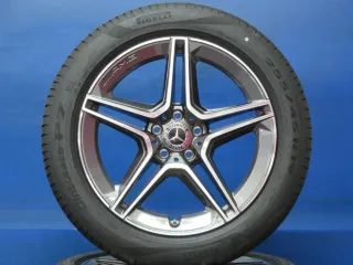 NEU Original Mercedes S-Klasse Typ W223 19 Zoll AMG 5-Doppelspeichen-Rad Sommerräder + RDKS Alufelgen A2234011300 Anthrazit glanzgedreht Sommerreifen - Bild 1