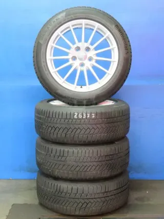 Original Audi A5 Typ B9 / F5... 17 Zoll 15-Speichen-Design Winterräder 8W0601025AE Silber 2x 6,6 mm / 2x 7,7 mm 8W0601025AE - Bild 2