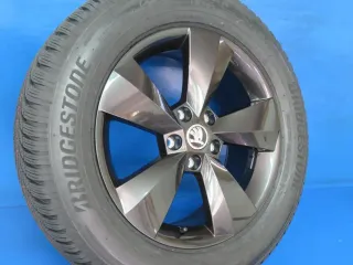 NEU Original Skoda Kodiaq 17 Zoll Winterräder Alufelgen Nanuq + RDKS 565601025AA Anthrazit Winterreifen neu Kompletträder - Bild 3