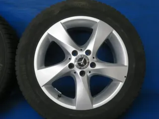 Original Mercedes V-Klasse Typ W447 bis 02/2024 Mercedes Vito Typ 447 Winterräder 17 Zoll 5-Speichen-Rad RDKS Silber Winterreifen gebraucht - Bild 7