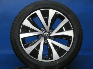 NEU Original VW T-Roc II Typ A2 18 Zoll 5-V-Speichen-Design Winterräder Alufelgen 2GJ601025B Schwarz Winterreifen - Bild 1