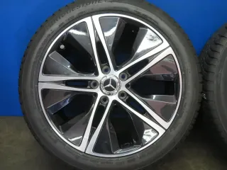 Original Mercedes A-Klasse Mercedes B-Klasse Mercedes CLA 18 Zoll 5-Speichen-Rad Winterräder + RDKS A1774010500 Schwarz Winterreifen - Bild 18