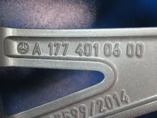 Original Mercedes A-Klasse Mercedes B-Klasse Mercedes CLA 18 Zoll Y-Speichen-Rad Winterräder + RDKS A1774010600 Termolit-metallic Winterreifen - Bild 5