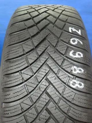 Original Skoda Octavia IV Typ NX 17 Zoll Lyra Winterräder Alufelgen 5E3601025AC Silber Winterreifen 2x 6,2 mm / 2x 5,8 mm - Bild 8
