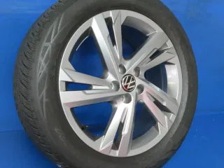 Original VW T-Cross VW Taigo 17 Zoll Valencia Winterräder Alufelgen 2G7601025E Anthrazit Winterreifen 4x 6 - 6,3 mm - Bild 3
