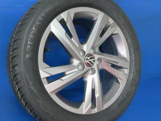 Original VW T-Cross VW Taigo 17 Zoll Valencia Winterräder Alufelgen 2G7601025E Anthrazit Winterreifen100% - Bild 3