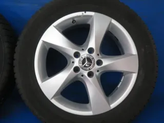 Original Mercedes V-Klasse Typ W447 bis 02/2024 Mercedes Vito Typ 447 Winterräder 17 Zoll 5-Speichen-Rad RDKS Silber Winterreifen gebraucht - Bild 7