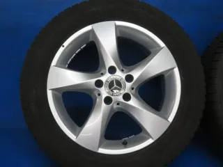 Original Mercedes V-Klasse Typ W447 bis 02/2024 Mercedes Vito Typ 447 Winterräder 17 Zoll 5-Speichen-Rad RDKS Silber Winterreifen gebraucht - Bild 11