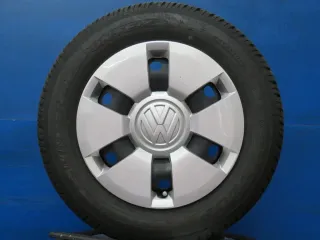 Original VW Up Seat Mii Skoda Citigo 14 Zoll Stahlrad Winterräder 1S0601027.... Schwarz Winterreifen 2x 6,3 mm / 2x 7,5 mm - Bild 2