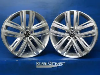 VW Tiguan Felgen 19 Zoll original Alufelgen 5NA601025F VW Tiguan Allspace - Bild 2