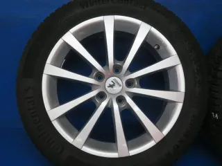 VW Passat VW T-Roc Seat Ateca Skoda Karoq Skoda Octavia Winterräder gebraucht Winterreifen Alufelgen 17 Zoll - Bild 10