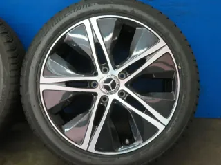 Original Mercedes A-Klasse Mercedes B-Klasse Mercedes CLA 18 Zoll 5-Speichen-Rad Winterräder + RDKS A1774010500 Schwarz 2x 5 mm / 2x 6 mm Winterreifen - Bild 14