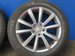 Original VW Passat Limousine B8 VW Passat Variant B8 VW Passat Alltrack B8 VW Arteon Winterräder Alufelgen 17 Zoll Merano 3G8071497 Anthrazit Winterreifen 2x 7 mm / 2x 7,8 mm - Bild 13