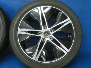 Original Mercedes A-Klasse Mercedes B-Klasse Mercedes CLA 18 Zoll 5-Speichen-Rad Winterräder + RDKS A1774010500 Schwarz Winterreifen - Bild 9
