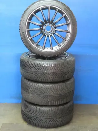 Original AMG GT 43 / 53 / 63 + S Coupé Typ: X290 20 Zoll AMG Vielspeichen-Design Winterräder + RDKS Alufelgen A2904010600 Schwarz Winterreifen 6,5 mm 2x 7 mm - Bild 2