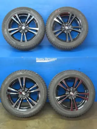 Original Hyundai Kona Typ OS Winterräder Alufelgen 17 Zoll 5-Doppelspeichen-Design Winterräder + RDKS HMD01 70743 Schwarz Winterreifen 2x 5,7 mm / 2x 7,2 mm - Bild 16