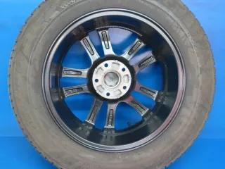 Original Hyundai Tucson Typ NX4 Winterräder Alufelgen 17 Zoll 5-Doppelspeichen-Design Winterräder + RDKS KH27 7517 Schwarz Winterreifen 2x 7 mm / 2x 7,3 mm - Bild 4
