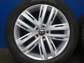Original VW Tiguan VW Tiguan Allspace 19 Zoll Auckland Winterräder 5NA601025F Silber 4x 8,3 mm Winterreifen Alufelgen 5NA601025N - Bild 13
