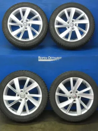 Original VW Golf 8 VW Golf 7 VW Golf Sportsvan 17 Zoll Gavia Winterräder Alufelgen 5H0071497 Winterreifen Silber 2x 5 mm / 2x 7 mm - Bild 15