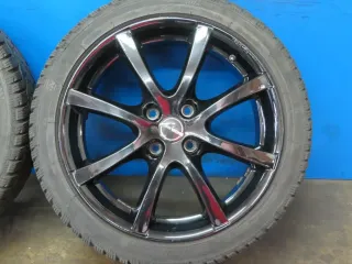 Opel Corsa F Typ U Peugeot 208 Typ U 17 Zoll LV4 Winterräder Alufelgen LV4 70738 Schwarz Winterreifen 2x 6,8 mm / 2x 7,2 mm - Bild 15