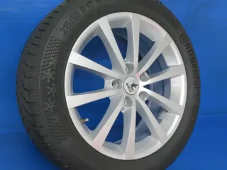 VW Passat VW T-Roc Seat Ateca Skoda Karoq Skoda Octavia Winterräder gebraucht Winterreifen Alufelgen 17 Zoll - Bild 3